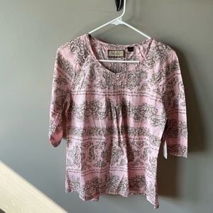 Lightweight cute 100% cotton shirt